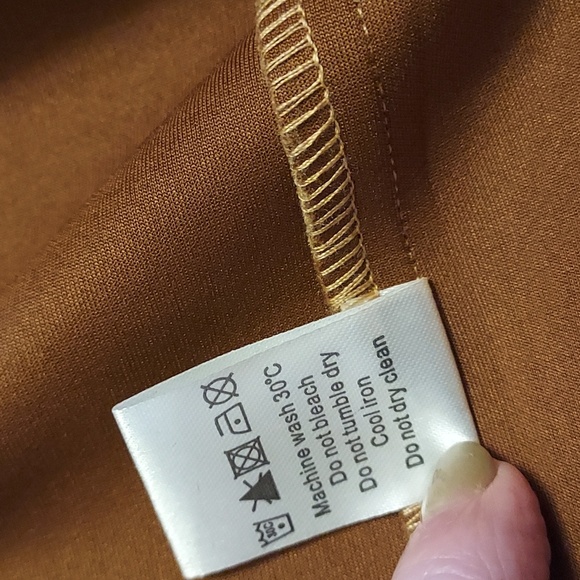 Tan Beige Faux Suede Moto Biker Jacket Size M - Picture 9 of 9